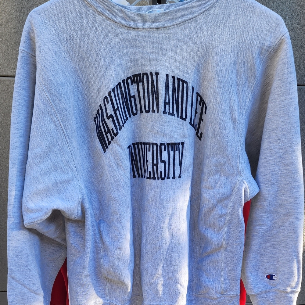 Vtg Washington & Lee University Champaign Reverse Weave Sweatshirt
